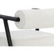 Sova Black / Copenhagen White Dining Armchair